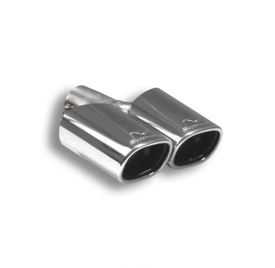 Cola De Escape 2 Salidas Ovaladas 95x75 - Mini One Cabrio 1.6i (90 Cv) ' 04 -> ' 06 Supersprint