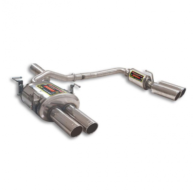 Escape Trasero Derecho-Izquierdo "Power Loop" Oo 80 - Bmw E60 520i (Sedan) '03 -> '04 Supersprint