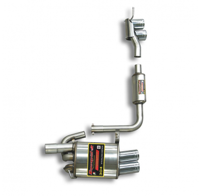 Escape Trasero Derecho-Izquierdo Oo80 "Power Loop" - Bmw Z4 Roadster / Coupè Lhd 2.5i (Motor N52 - 177 Cv) '06 -> Supersprin