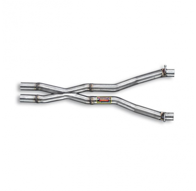 Tubo Central Derecho-Izquierdo "X" (Reemplaza Escape Central Oem) - Ferrari 550 Barchetta V12 (485 Cv) '00 -> '02 Supersprin