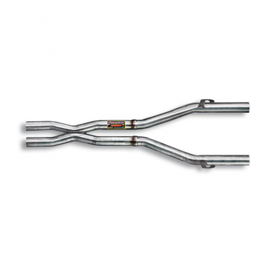 Kit Tubos Centrales Derecho-Izquierdo En "X" (Reemplaza Escape Central Oem) - Ferrari 575m Maranello V12 (515 Cv) '02 -> '05