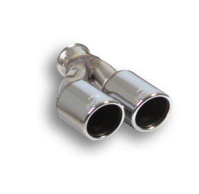 Cola De Escape Oo 9o Acero Inox - Audi S3 8l Quattro 1.8i Turbo (210 Cv - 225 Cv) ' 99 -> ' 02 (ø70mm) Supersprint