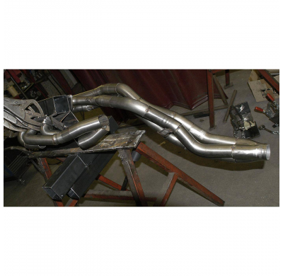 Tubos De Conexión  3->1 "Racing" - Audi A6 C7 4g (Sedan + Avant) Quattro 2.8 Fsi V6 (204 Cv) 2011 -> 2014 Supersprint