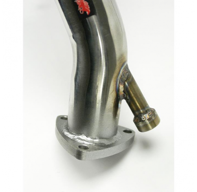 Tubo Delantero (Reemplaza Filtro Partículas Diesel) Con Tapones Para Los Accesorios De Presión Y Sensor O² - Audi A4 Quattro 2.0