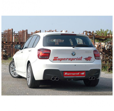 Escape Trasero Derecho-Izquierdo Oo80  - Bmw F20 / F21 Lci 120i 2.0t (B48 - 184 Cv) 2016 -> 2018 Supersprint