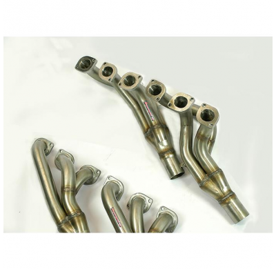 Colectores Derecho + Izquierdo (Volante a La Izquierda) Reemplaza Catalizador - Bmw E65 760i V12 '02 -> '04 Supersprint