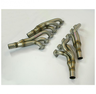 Colectores Derecho + Izquierdo (Volante a La Izquierda) Reemplaza Catalizador - Bmw E65 760i V12 '02 -> '04 Supersprint