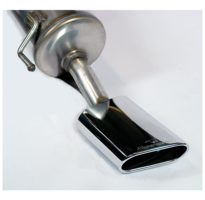 Escape Trasero Ovalado 145x75 - Peugeot 308 Thp 1.6 16v (150 - 156 Cv) Hatchback '08 -> '13 Supersprint