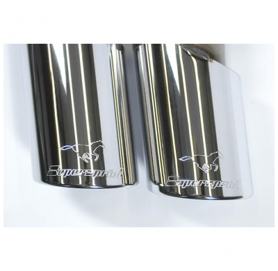 Tubo De Conexion + Escape Trasero Oo80 - Bmw F20 / F21 Lci 116d Efficient Dynamics (B37 Engine - 116 Cv) 2014 -> Supersprint