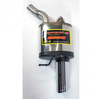 Escape Trasero Derecho O100 "Power Loop" - Audi A6 C7 4g (Sedan + Avant) Quattro 2.8 Fsi V6 (204 Cv) 2011 -> 2014 Supersprin