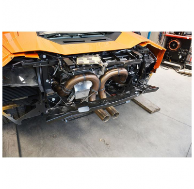 Tubo Trasero "X-Pipe" (Reemplaza Escape Trasero Oem)-22,0 Kg - Lamborghini Aventador Roadster Lp 720-4 V12 "50° Anniversario