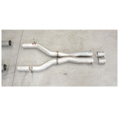 Tubo Central "X" - Mercedes W204 C63 Amg V8 "Black Series" (Sedan + S.W.- M156 - 517 Cv) 2012 -> Supersprint