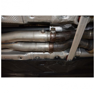 Kit Tubos De Conexión Derecho-Izquierdo Para Oem Kat - Mercedes W204 C63 Amg V8 (Sedan + S.W.- M156 - 456 Cv) 2007 ->(Cat.-Back)