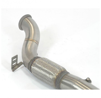 Tubo De Conexión + Malla Flexible  + Tubo Delantero ø65mm - Mini Jcw Paceman All4 1.6i Turbo (218 Cv) 2013 -> 2016 Supersprint