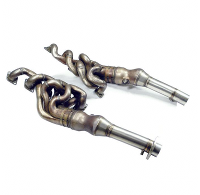 Downpipe Derecho-Izquierdo(Reemplaza Pre-Catalizador,Para Soldar En Colector Oem ) - Bmw E60 (Sedan) M5 5.0i V10 '05 -> Superspr