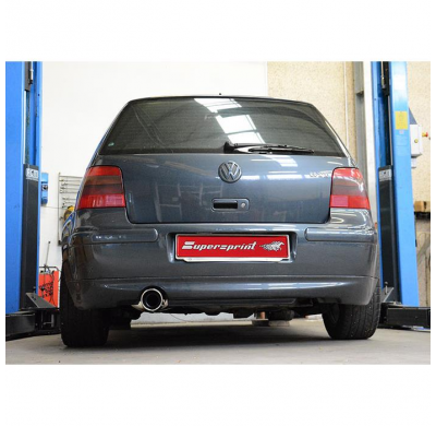 Escape Trasero 100%  Acero Inox O100 - Vw Golf Iv 1.8 Gti Turbo "Edition 25" (180 Cv) '02 -> '04 Supersprint
