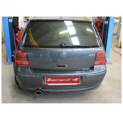 Escape Trasero 100% Acero Inox O100 - Vw Golf Iv 1.8 Gti Turbo "Edition 25" (180 Cv) '02 -> '04 Supersprint