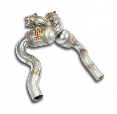 Downpipe Derecho + Catalizador Metalico  - Audi S6 C7 4g Facelift (Sedan + Avant) 4.0 Tfsi (450 Cv) 2015 -> 2018 (With Valve) Su