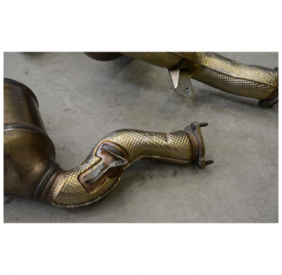 Downpipe Izquierdo + Catalizador Metalico  - Audi A7 Rs7 Performance Facelift Quattro 4.0t (605 Cv) 2015 -> 2018 Supersprint