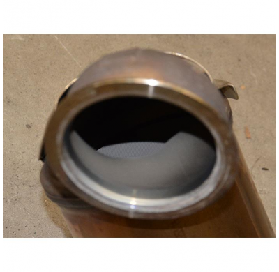 Kit de tubo de escape turbo + convertidor catalítico metálico WRC 100 CPSI (elimina el filtro de partículas de gasolina) ALTERNA