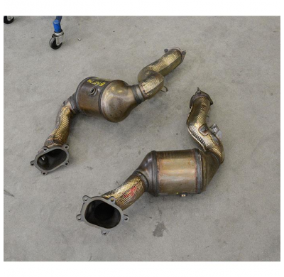 Downpipe Derecho + Catalizador Metalico  - Audi S6 C7 4g Facelift (Sedan + Avant) 4.0 Tfsi (450 Cv) 2015 -> 2018 (With Valve) Su