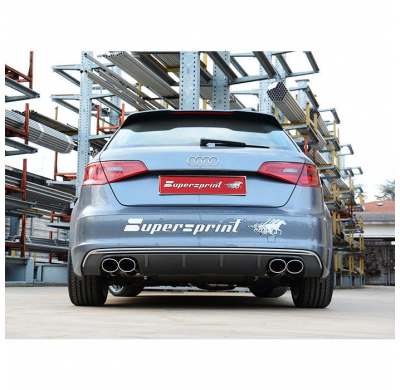 Kit Colas De Escape Derecha-Izquierda 100x75  - Audi S3 8v Sedan Quattro 2.0 Tfsi (310 Cv) 2016 -> Supersprint