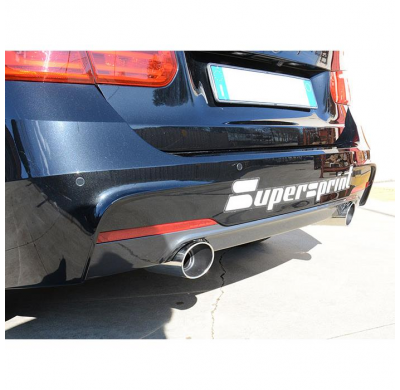 Tubo De Conexión + Escape Trasero Derecho-Izquierdo O100 (Anula Silencioso)  - Bmw F30 / F31 (Sedan-Touring) 325d (218 Cv) 2