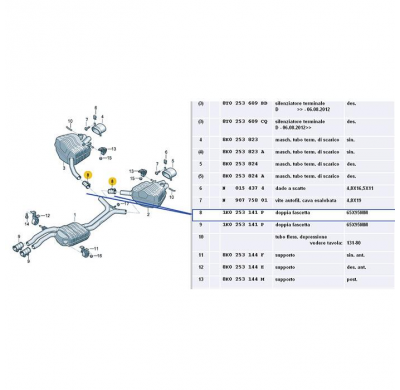 Tubos Centrales + "X-Pipe" - Audi Rs5 Cabrio 4.2i V8 (450 Cv) 2012 -> 2015 Supersprint