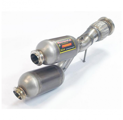 Tubo "Y-Pipe" Izquierdo Con Catalizador Metalico  - Lamborghini Aventador "Miura Homage" V12 (700 Cv) 2016 -> (With Valve) Super