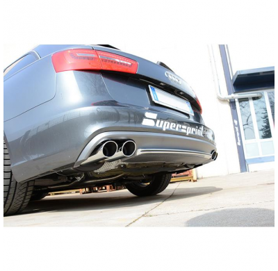 Tubo Trasero Izquierdo 100x75 (Anula Silencioso) - Audi A6 C7 4g (Sedan + Avant) Quattro 3.0 Bitdi V6 (313 Cv) 2012 -> 2014 Supe