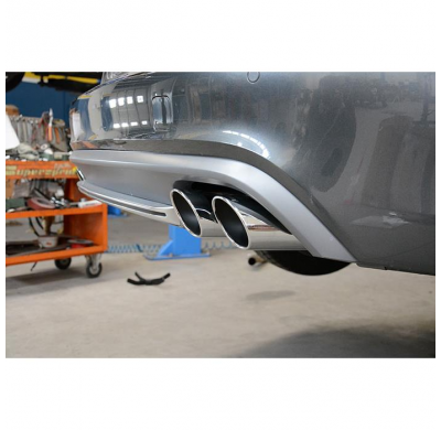 Rear Pipe Right 100x75(Muffler Delete) - Audi A6 C7 4g (Sedan + Avant) Quattro 3.0 Tdi V6 (204 - 245 Cv) 2011 -> 2014 Supersprin