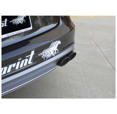 Tubo Trasero Derecho 100x75 Negro (Anula Silencioso) - Audi A6 C7 4g (Sedan + Avant) Quattro 3.0 Tdi V6 (204 - 245 Cv) 2011 -> 2