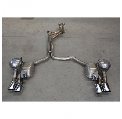 Colas De Escape Derecha-Izquierda 100x75 Negras - Audi A6 C7 4g (Sedan + Avant) Quattro 3.0 Bitdi V6 (313 Cv) 2012 -> 2014 Super