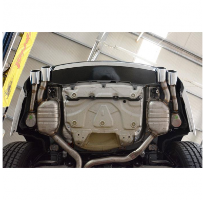 Colas De Escape Derecha-Izquierda 100x75 Negras - Audi A6 C7 4g (Sedan + Avant) Quattro 3.0 Tdi V6 (204 - 245 Cv) 2011 -> 2014 S