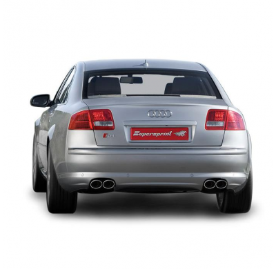 Escape Trasero Derecho 100x75 - Audi A8 S8 Quattro 5.2i V10 (450 Cv) '06 -> Supersprint