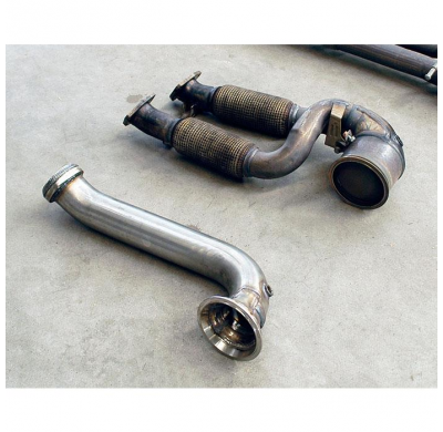 Turbo Downpipe Kit + Catalizador Metalico 200 Cpsi Euro 5  - Audi Rs Q3 2.5 Tfsi Quattro (367 Cv) 2015 -> 2017 (With Valve) Supe