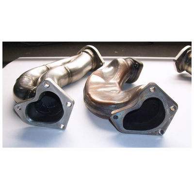 Turbo Downpipe Derecho-Izquierdo Aisi Acero 310s  - Mercedes W212 E 63 S Amg 4-Matic V8 (Sedan + Wagon) (M157 5.5i Bi-Turbo) (58