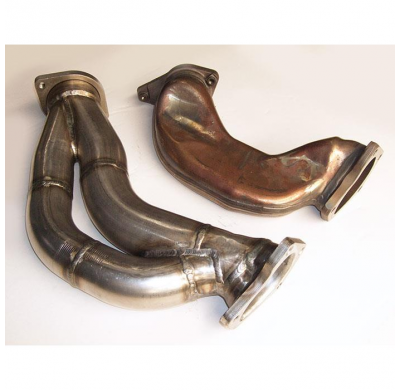 Turbo Downpipe Derecho-Izquierdo Aisi Acero 310s  - Mercedes W212 E 63 S Amg 4-Matic V8 (Sedan + Wagon) (M157 5.5i Bi-Turbo) (58