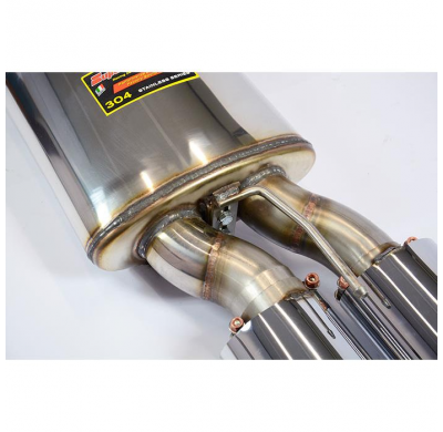 Escape Trasero Izquierdo 120x80 Con Valvula  - Mercedes C216 Cl 63 Amg 6.2 V8 (M156 - 525 Cv) 2007 -> 2010 (With Valve) Supe