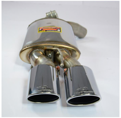 Escape Trasero Izquierdo 120x80 Con Valvula  - Mercedes C216 Cl 63 Amg 6.2 V8 (M156 - 525 Cv) 2007 -> 2010 (With Valve) Supe