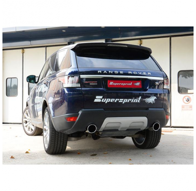 Tubo Trasero Izquierdo O120 (Anula Silencioso) - Range Rover Sport 4.4 Sd V8 (339 Cv) 2017 -> Supersprint