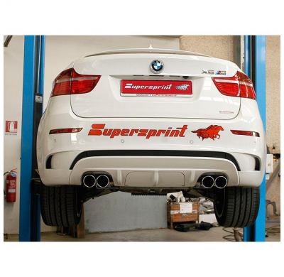 Kit Colas De Escape Derecha-Izquierda Oo90 (Para Paragolpes Tipo M) - Bmw E71 X6 30dx Xdrive (245 Cv) 2009 -> Supersprint