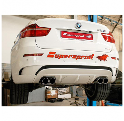 Kit Colas De Escape Derecha-Izquierda Oo90 (Para Paragolpes Tipo M) - Bmw E71 X6 30dx Xdrive (245 Cv) 2009 -> Supersprint
