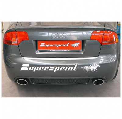 Escape Trasero Derecho 145x95 - Audi A4 Rs4 Quattro (Cabrio) 4.2i V8 (420 Cv) '06 -> '08 Supersprint