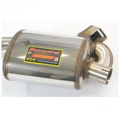 Escape Trasero Derecho-Izquierdo "Power Loop" - Porsche 987 Boxster S 3.4i (295 Cv) '07 -> '08 Supersprint