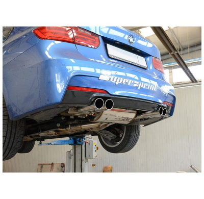 Escape Trasero Derecho-Izquierdo Oo80 - Bmw F32 Lci Coupè 440ix (326 Hp) 2015 -> Supersprint