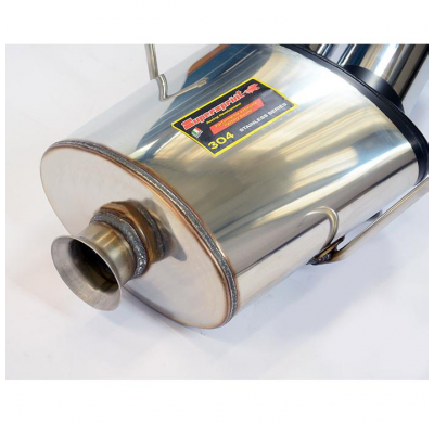 Escape Trasero Izquierdo 90x70 - Maserati Spyder 4.2i V8 (390 Cv) 2002 -> 2004 (Euro 4 / Usa) Supersprint