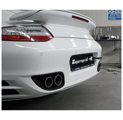 Cola De Escape Izquierda Oo 90 - 80 - Porsche 997 Turbo (3.8 - 500 Cv) '09 -> Supersprint