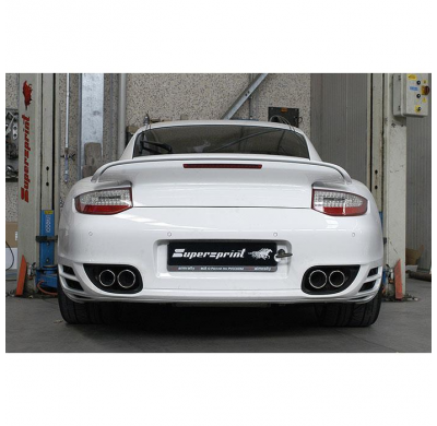 Cola De Escape Izquierda Oo 90 - 80 - Porsche 997 Turbo (3.8 - 500 Cv) '09 -> Supersprint