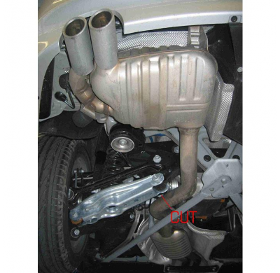 Escape Trasero "Power Loop" Oo80 - Bmw E82 Coupè 125i (218 Cv) '08 -> Supersprint